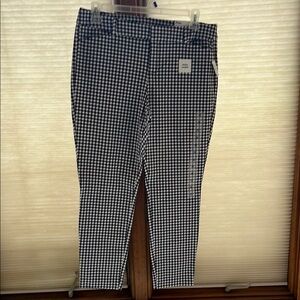 Black and White Gingham Pants